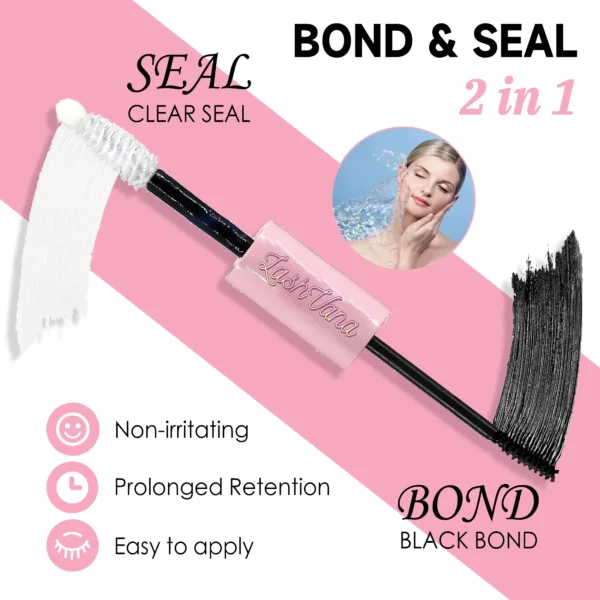 DIY Lashes Extension Kit Eyelashes 200 PCS Clusters Lash Bond and Seal Makeup Tools for Gluing Lashes Gluing Glue Accessories - 图片 4
