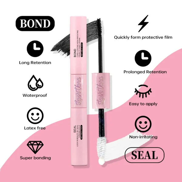 DIY Lashes Extension Kit Eyelashes 200 PCS Clusters Lash Bond and Seal Makeup Tools for Gluing Lashes Gluing Glue Accessories - 图片 6