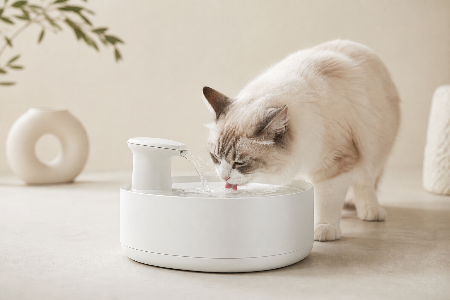 PawWell Filtered Cat Water Fountain
